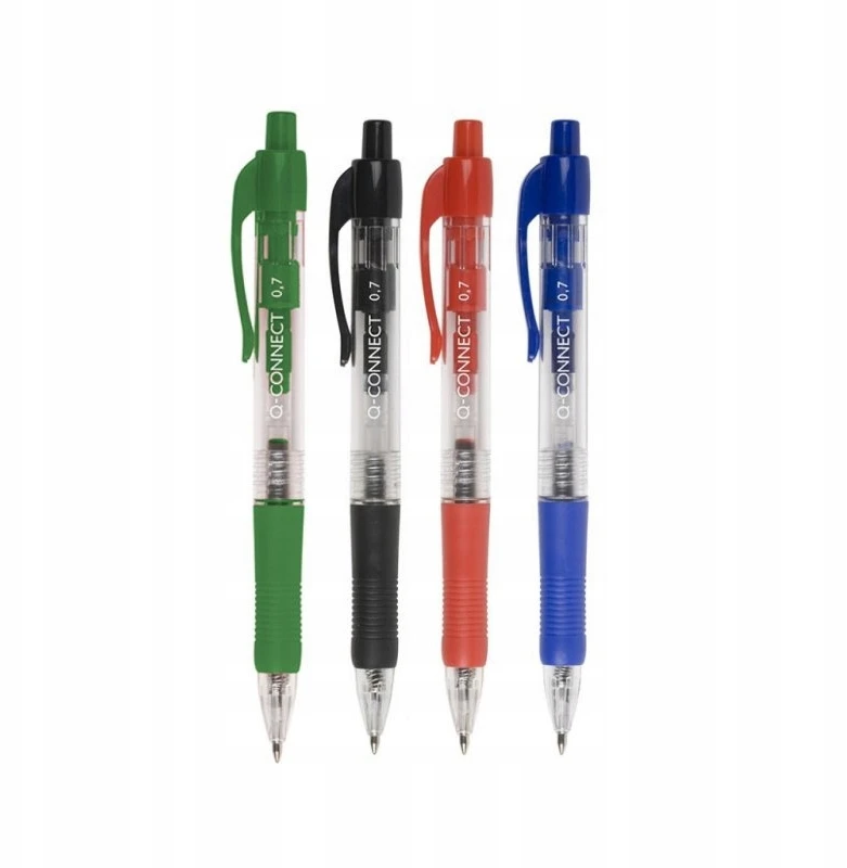 Automatinis mėlynas rašiklis 0,7mm Q-connect