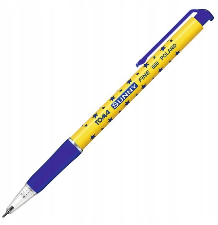 Automatinis mėlynos spalvos rašiklis Sunny 0,7 mm