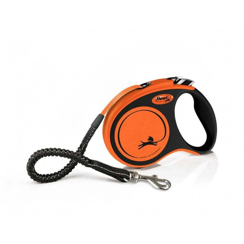 Flexi Xtreme šunų pavadėlis, M, max 35 kg, 5 m, oranžinis