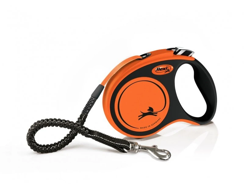 Flexi Xtreme šunų pavadėlis, M, max 35 kg, 5 m, oranžinis