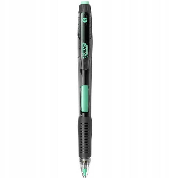 Automatinis pieštukas Bic 0.7mm su papildymais ir trintuku