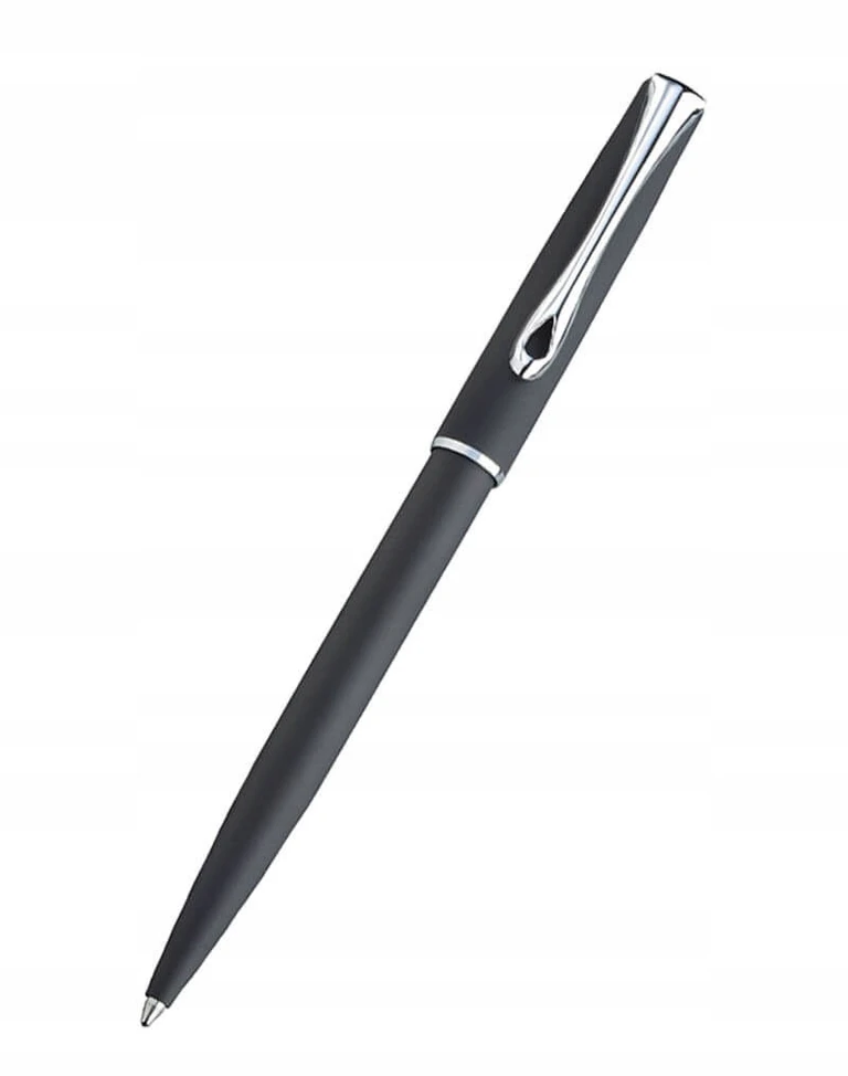 Automatinis tušinukas DIPLOMAT Traveller, juodas matinis korpusas, 0.7 mm, juodas