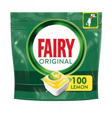 Procter Gamble Fairy Platinum All In One Lemon Indaplovių Tabletės, 100 Tabl.