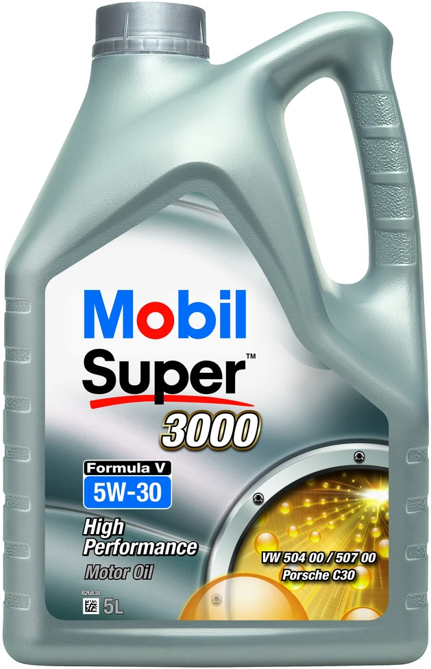 Automobilinė variklio alyva MOBIL Super 3000 F-V 0W-30, 5 L