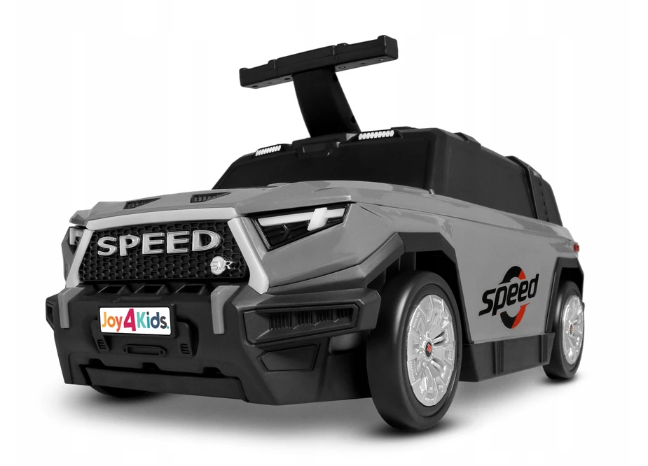 AUTOMOBILINIS lagaminas 3 viename, VAIKŲ AUTOMOBILIS PUSH JOY4KIDS
