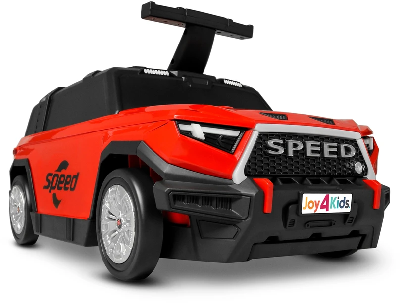 AUTOMOBILINIS lagaminas 3 viename, VAIKŲ AUTOMOBILIS PUSH JOY4KIDS