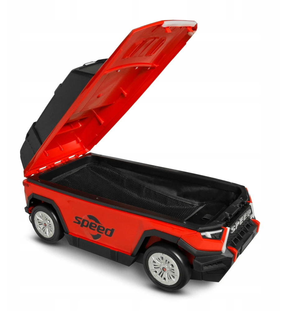 AUTOMOBILINIS lagaminas 3 viename, VAIKŲ AUTOMOBILIS PUSH JOY4KIDS