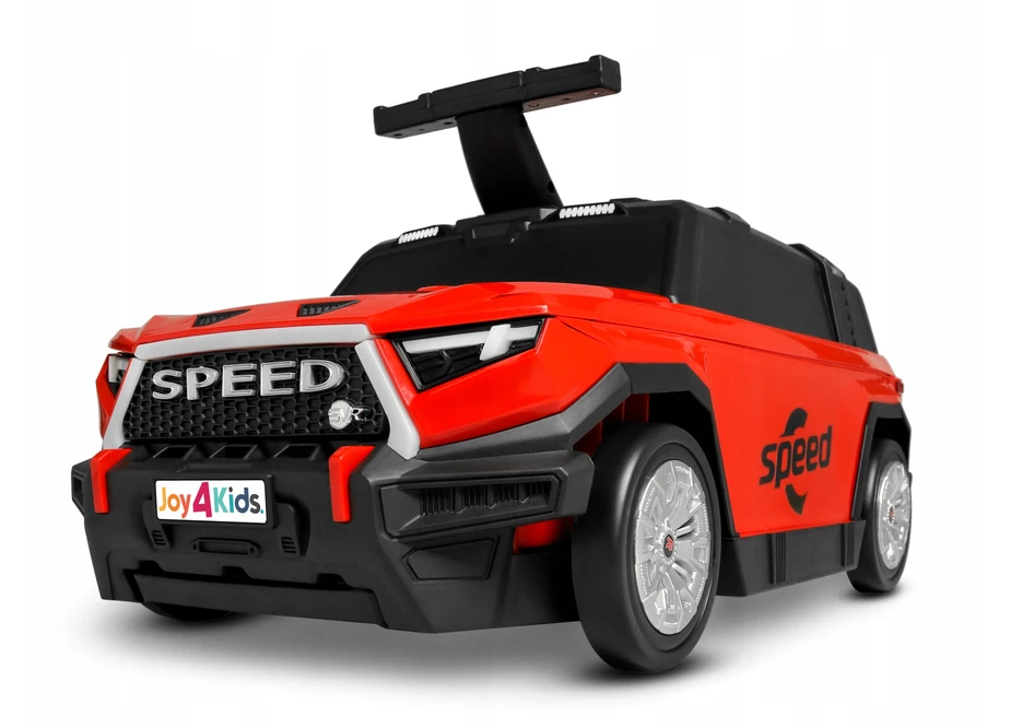 AUTOMOBILINIS lagaminas 3 viename, VAIKŲ AUTOMOBILIS PUSH JOY4KIDS