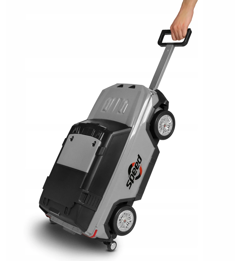AUTOMOBILINIS lagaminas 3 viename, VAIKŲ AUTOMOBILIS PUSH JOY4KIDS