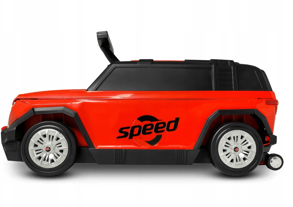 AUTOMOBILINIS lagaminas 3 viename, VAIKŲ AUTOMOBILIS PUSH JOY4KIDS