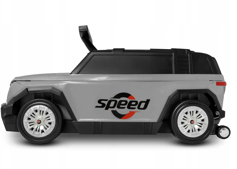 AUTOMOBILINIS lagaminas 3 viename, VAIKŲ AUTOMOBILIS PUSH JOY4KIDS