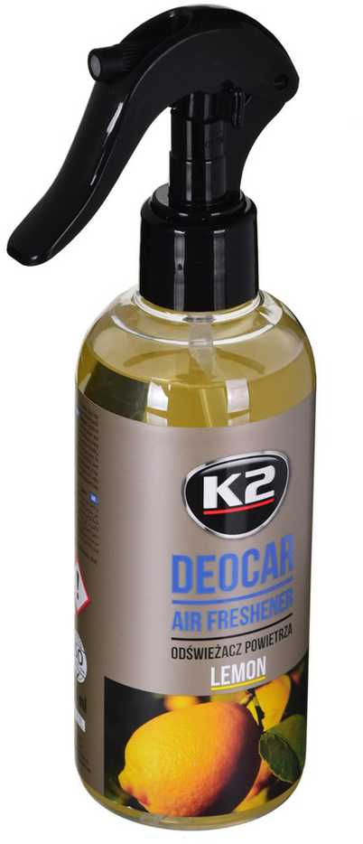 Automobilinis oro gaiviklis K2 DEOCAR LEMON, 250 ml