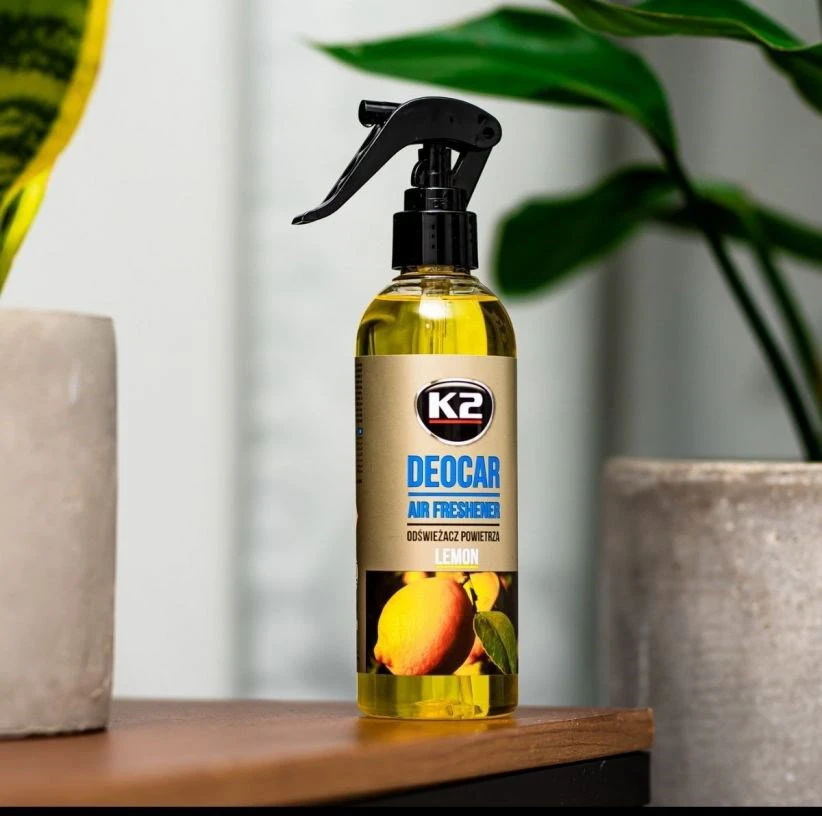 Automobilinis oro gaiviklis K2 DEOCAR LEMON, 250 ml