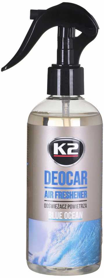 Automobilinis oro gaiviklis K2 DEOCAR Mėlynas OCEAN, 250 ml