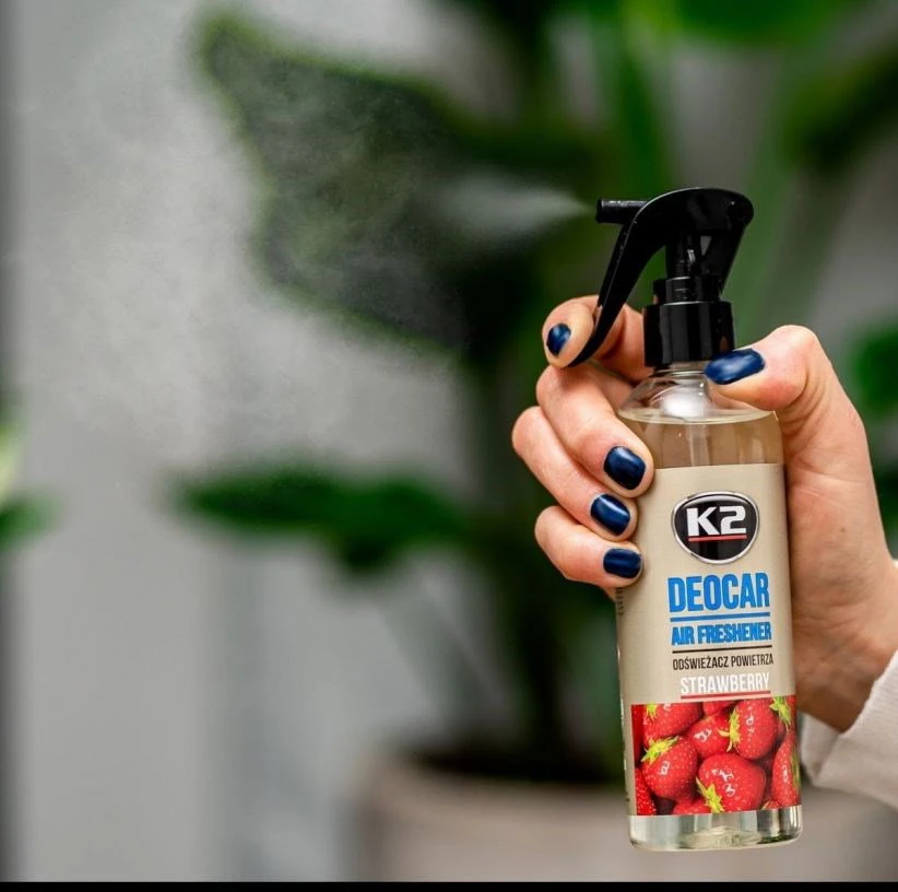 Automobilinis oro gaiviklis K2 DEOCAR STRAWBERRY, 250 ml