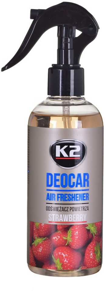 Automobilinis oro gaiviklis K2 DEOCAR STRAWBERRY, 250 ml