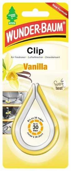 Automobilių oro gaiviklis Wunder-Baum Clip Vanilla