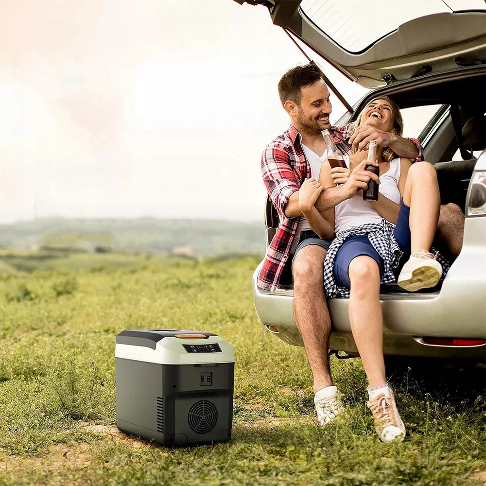 Automobilinis šaldytuvas 10L nešiojamas itin tylus kompresinis šaldytuvas