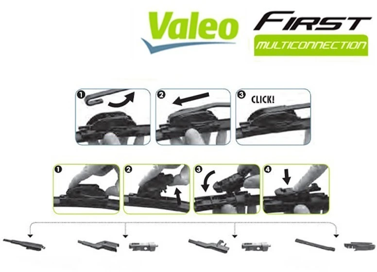 Valytuvai Valeo Silencio 645/520mm