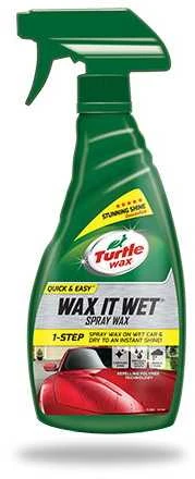TURTLE WAX Wax N Dry, purškiamas vaškas šlapiam kėbului, 500 ml