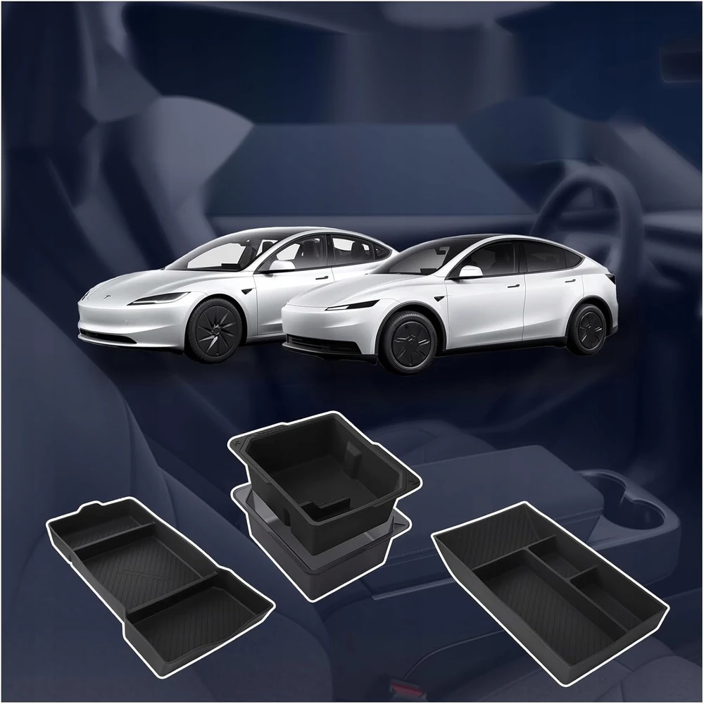 AUTOMOBILIO KONSOLES VIDUS 3 VIENYLIAI NESKLYDANTIS ABS SILIKONAS