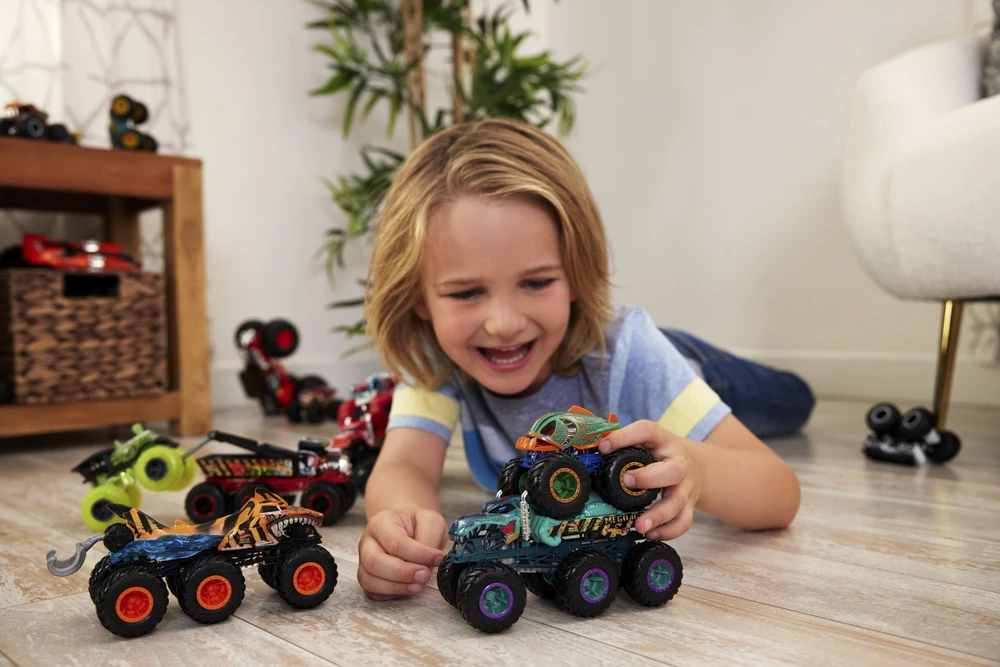 Mattel HOT WHEELS MONSTER TRUCKS 1:64 mastelio džipai (HWN86)