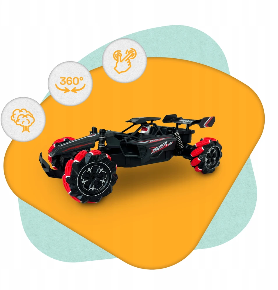 Automobilis nuotoliniu būdu valdomas rankų gestais DIDELIS 46 cm RC automobilis valdomas PLAYIO