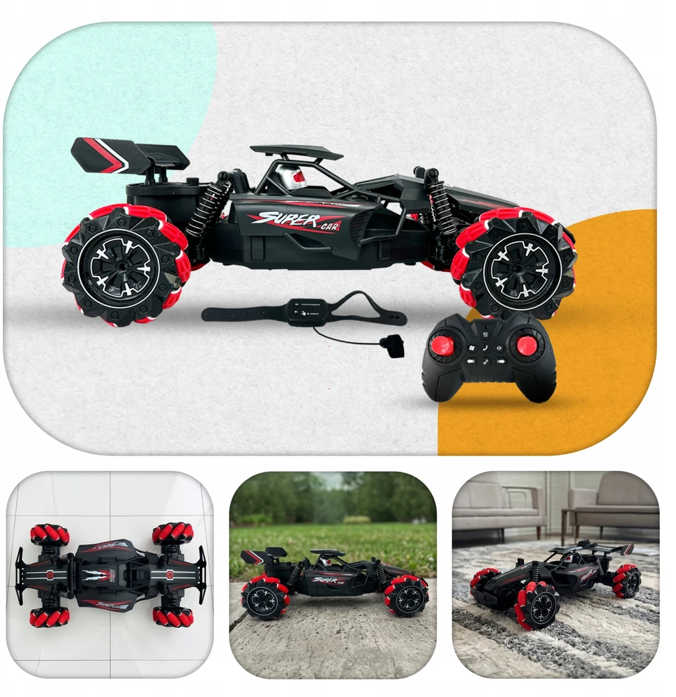 Automobilis nuotoliniu būdu valdomas rankų gestais DIDELIS 46 cm RC automobilis valdomas PLAYIO