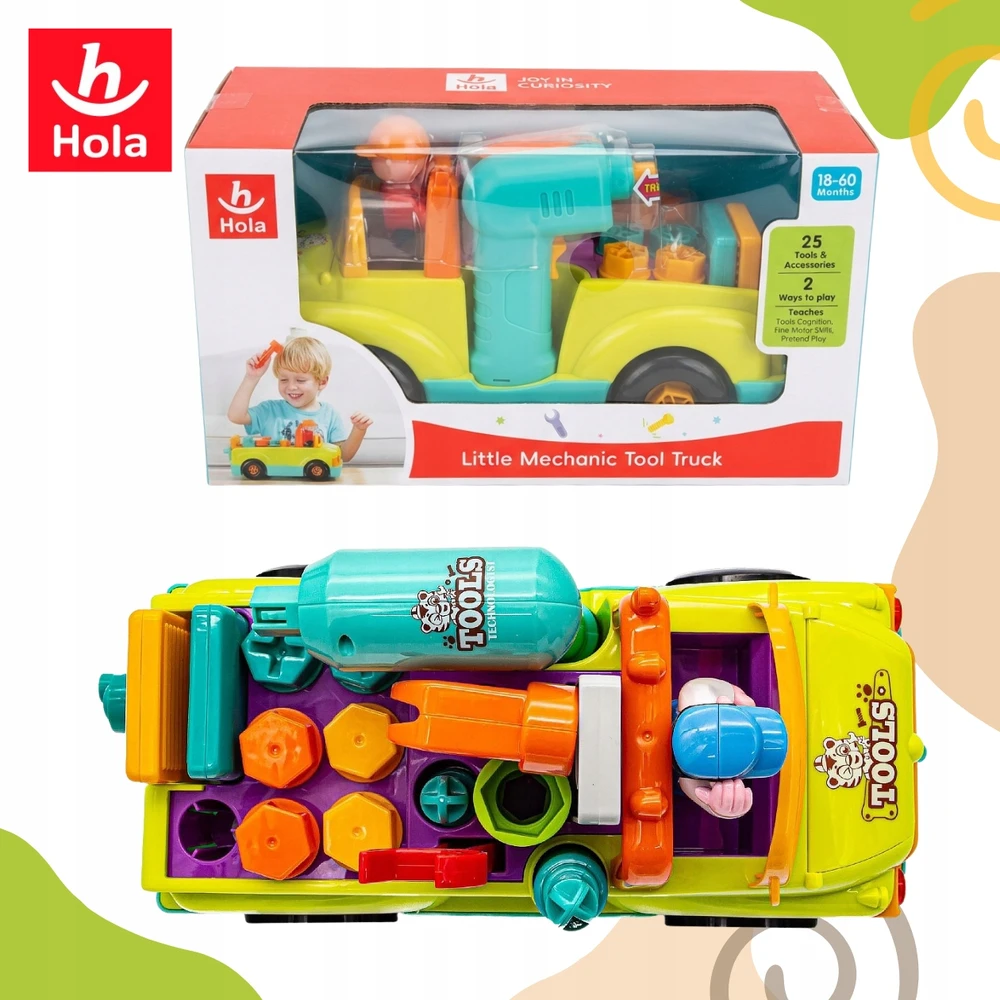 AUTOMOBILIS SUKIMAS IR PERĖJIMAS Hola Set Mechanics Interactive Sounds