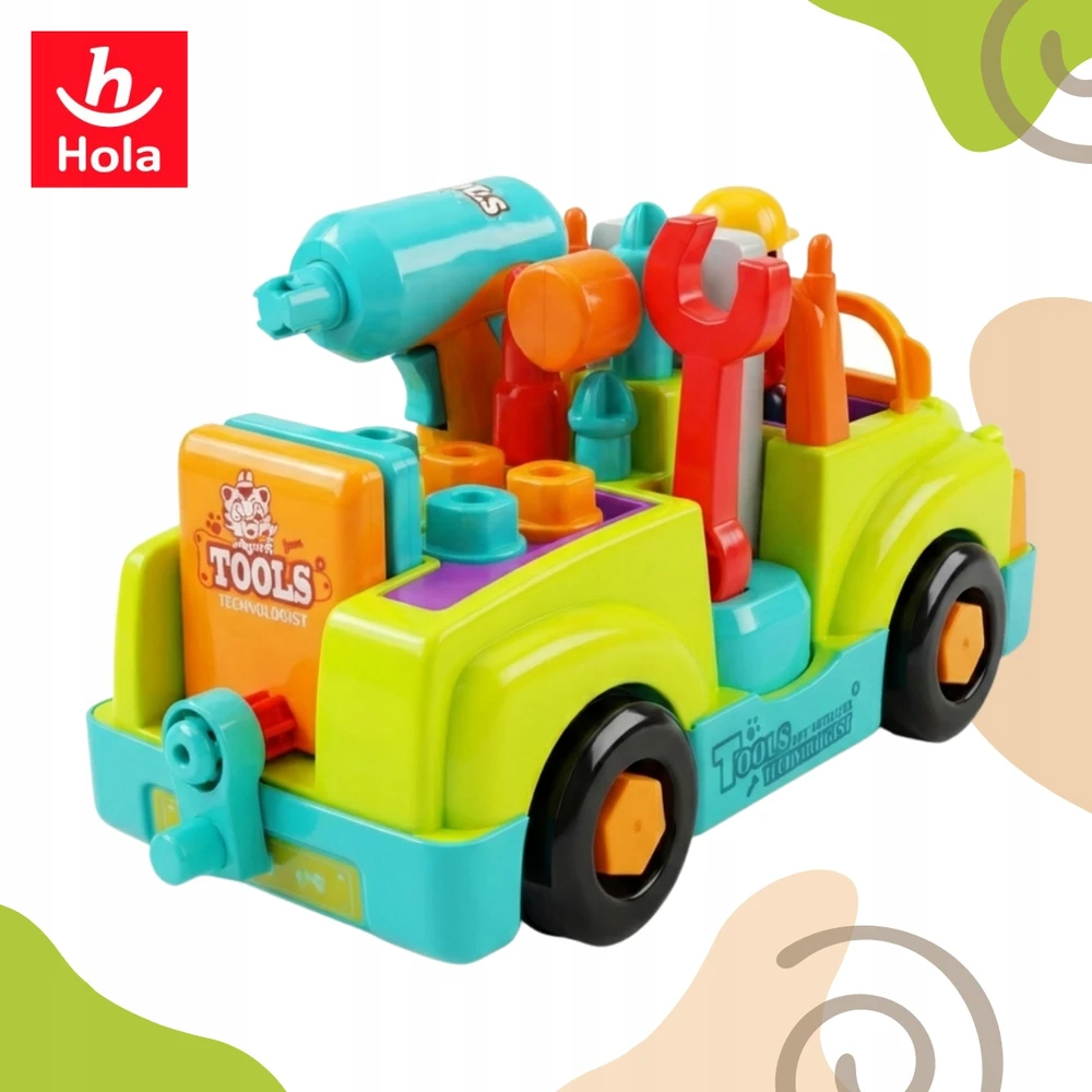 AUTOMOBILIS SUKIMAS IR PERĖJIMAS Hola Set Mechanics Interactive Sounds
