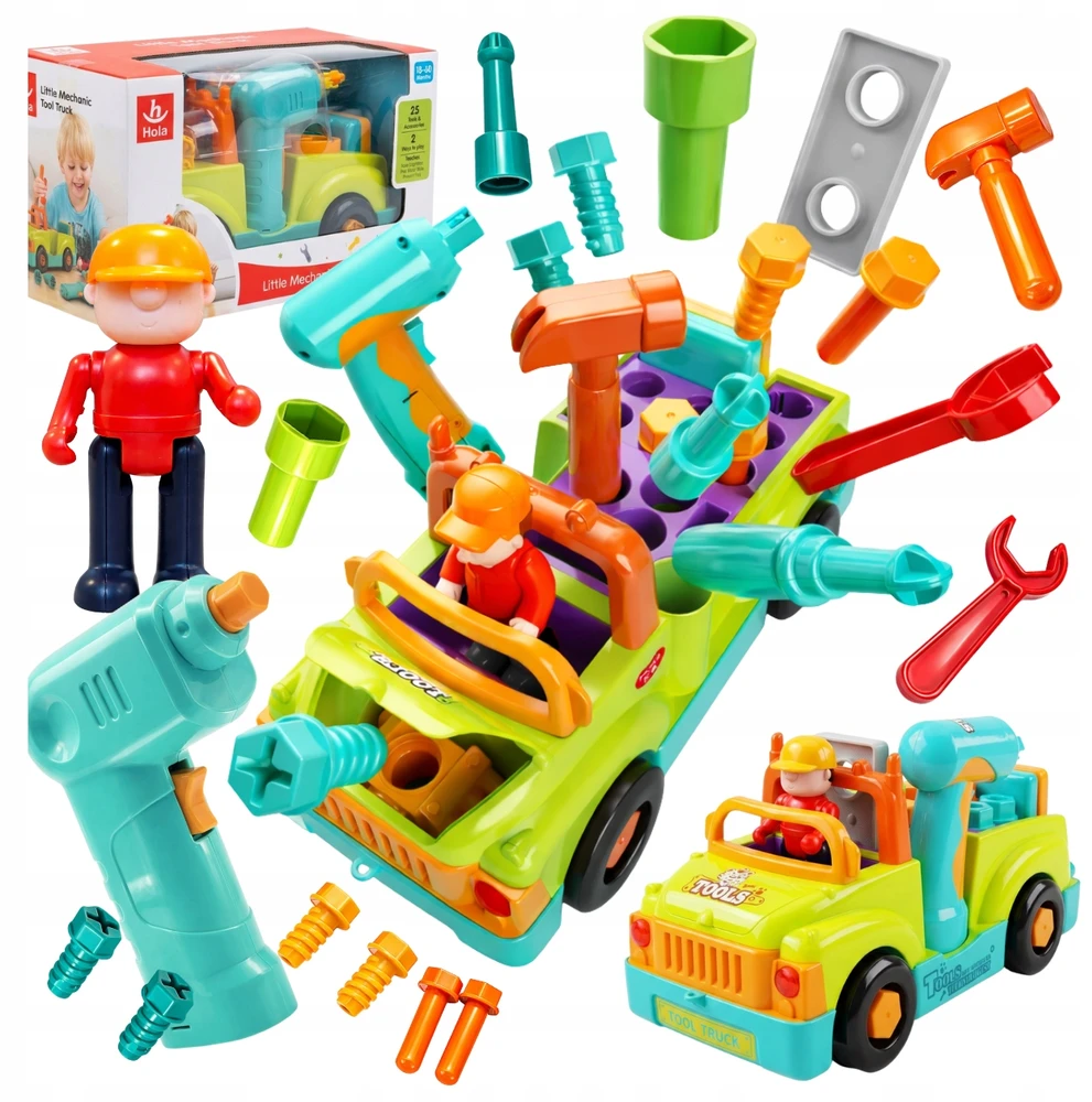 AUTOMOBILIS SUKIMAS IR PERĖJIMAS Hola Set Mechanics Interactive Sounds