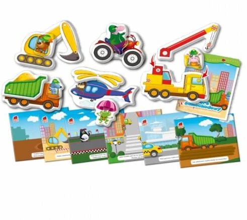 Dėlionė Automobilių stovėjimo aikštelės žaidimas su judančiomis dalimis - Roter Kafer