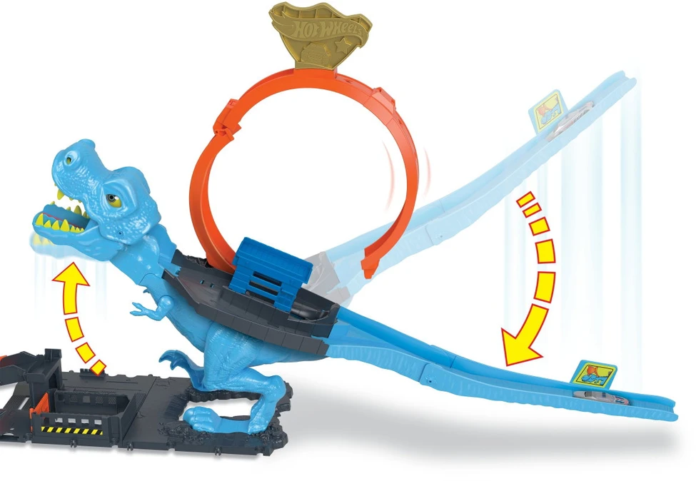Mattel Hot Wheels rinkinys „Dinozauras su kilpa“