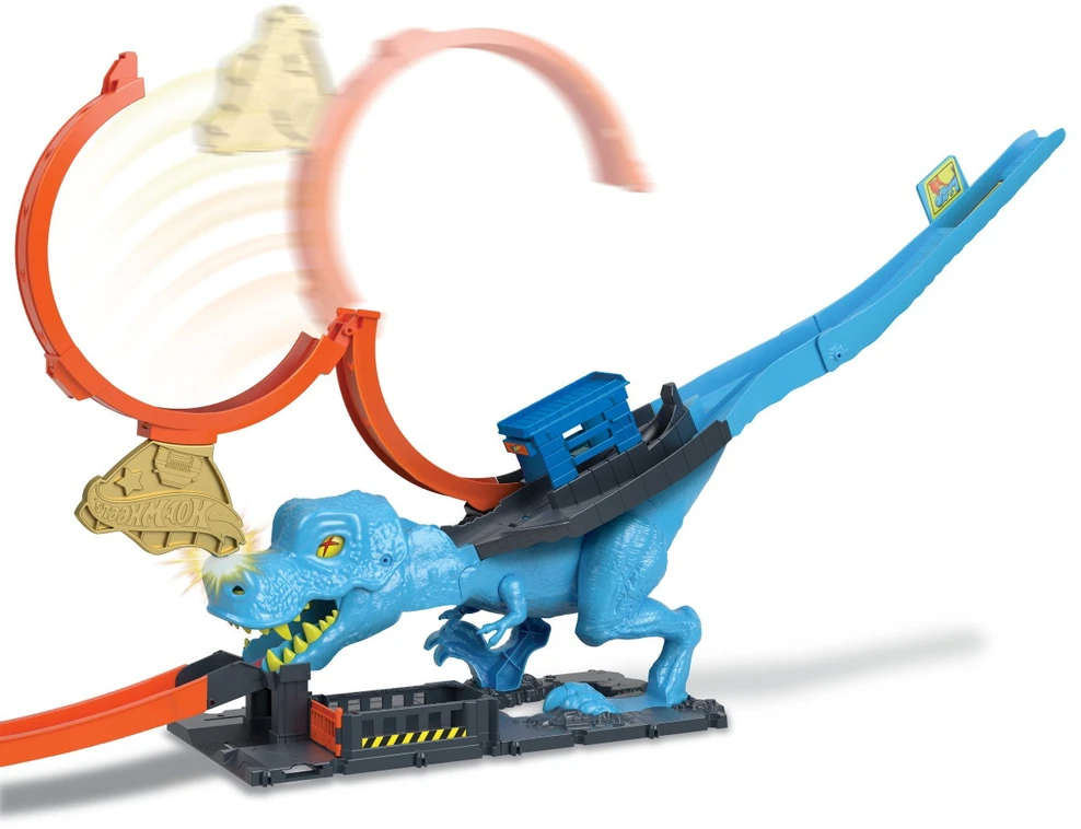 Mattel Hot Wheels rinkinys „Dinozauras su kilpa“