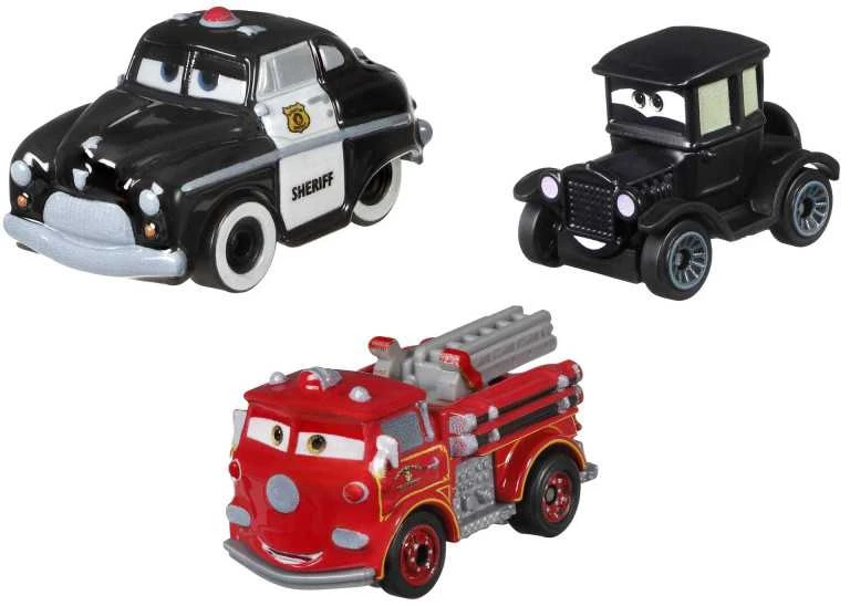 Mattel CARS 3 automodelių rinkinys Mini Lenktynininkai, 3vnt., GKG01