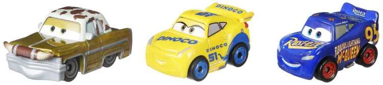 Mattel CARS 3 automodelių rinkinys Mini Lenktynininkai, 3vnt., GKG01