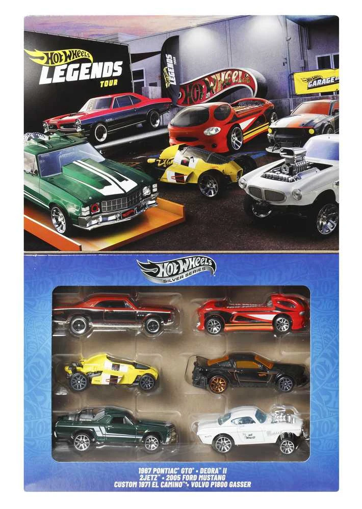 Mattel HOT WHEELS šešių legendinių automodeliukų rinkinys (JBY78)