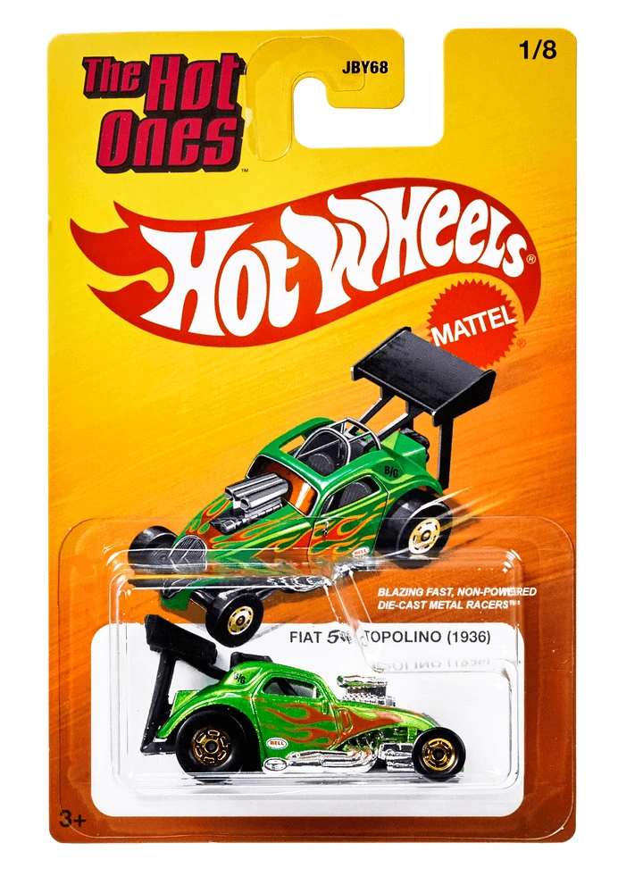 Mattel HOT WHEELS šešių legendinių automodeliukų rinkinys (JBY78)