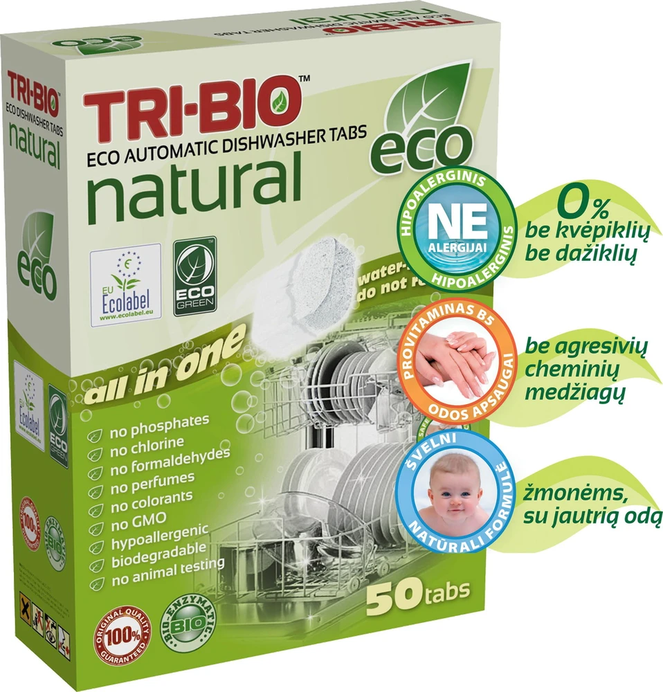 EKO valymo priemonė, kanalizacijai Tri-Bio, 0.5kg