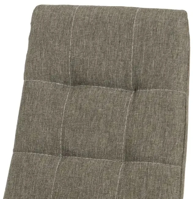 Autronic valgomojo kėdė, kapučino audinys, kapučino matinis metalas (D