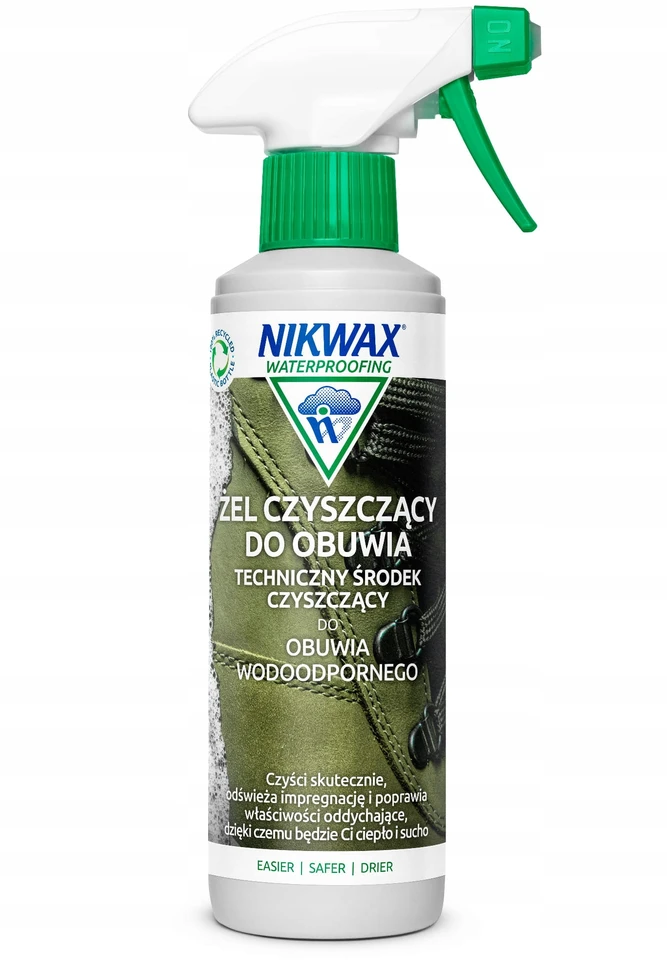Nikwax Footwear Cleaning Gel Purškiklis avalynės valiklis