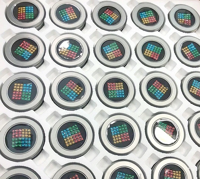 Avante Neocube magnetiniai rutuliai 5 mm, 216 spalvingi vnt