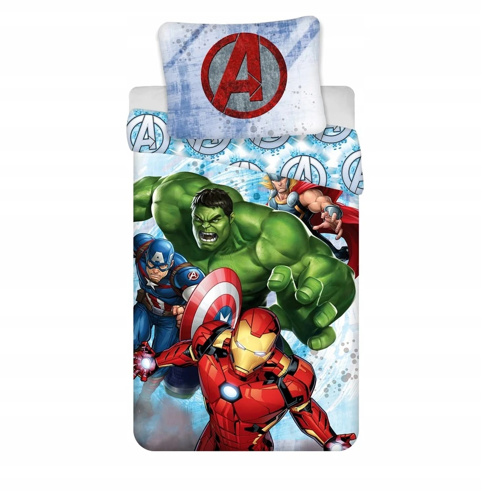 Avengers Patalynės komplektas Keršytojai, 140x200 cm, 2 dalių