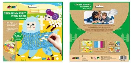 AVENIR Rinkinys „Mano pirmoji istorijų knygelė: ūkio gyvūnai“