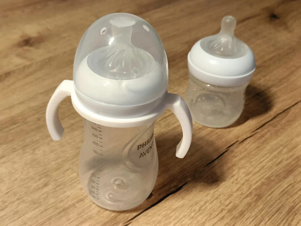 Avent buteliuko laikiklis 125 ml ir 260 ml rankenos gerina sukibimą BIODEGR.