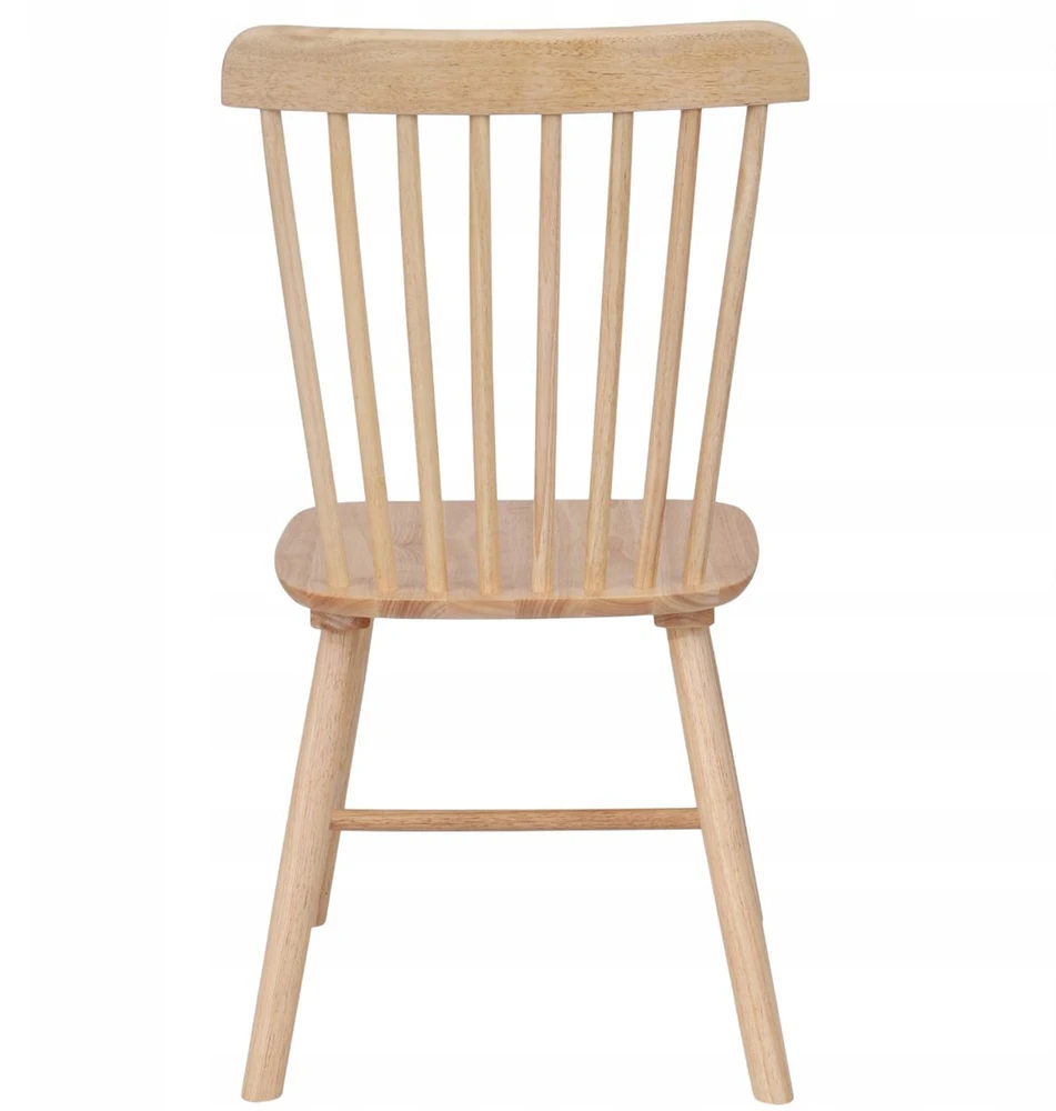 Avida Design Alberto Natural Classic Tradicinė medinė virtuvės valgomojo kėdė