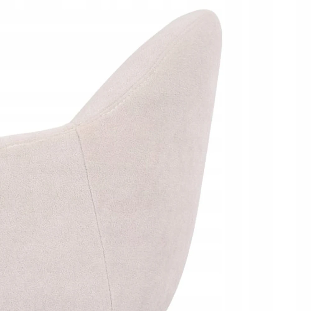 Avida Design Greta rusvai gelsvas minkšta pasukama kėdė Home Office Living Room valgomajam