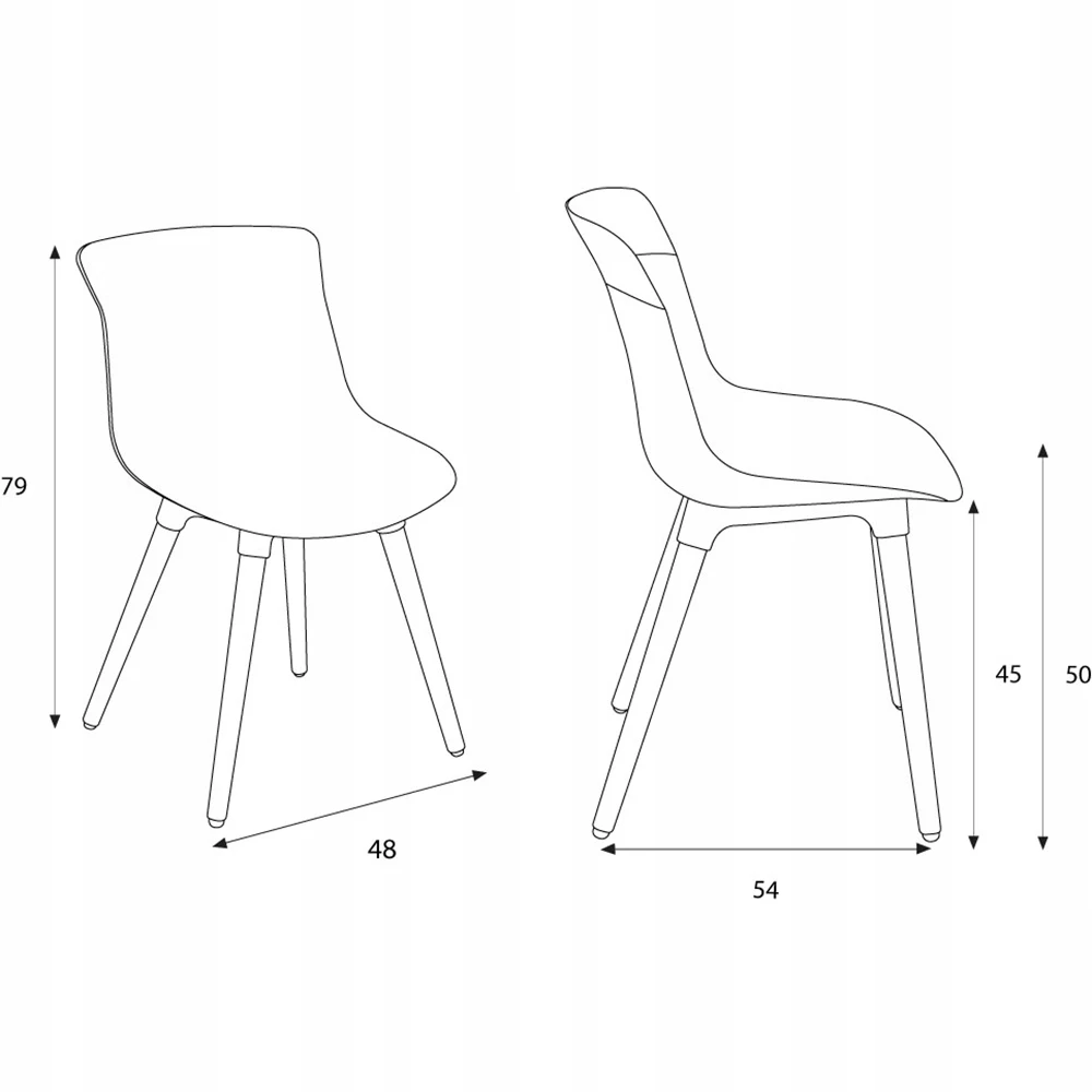 Avida Design Kėdė valgomajam, svetainei, virtuvės stalui, palėpei, moderni smėlio spalvos mediena