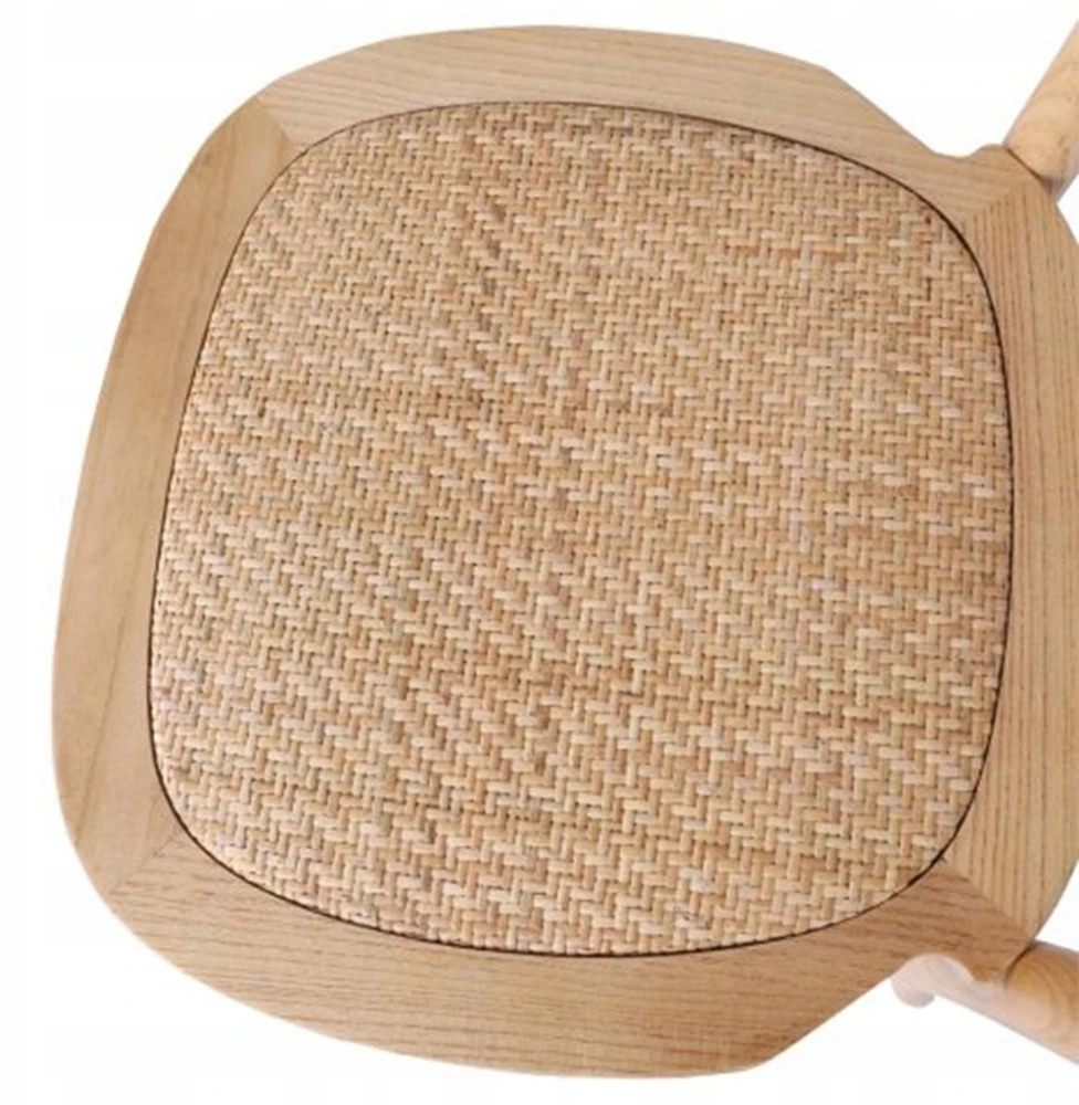 Avida Design Medinė kėdė Borgo Natural Rattan Natural Vintage Retro Living Room