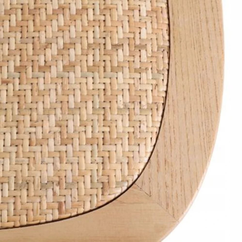 Avida Design Medinė kėdė Borgo Natural Rattan Natural Vintage Retro Living Room